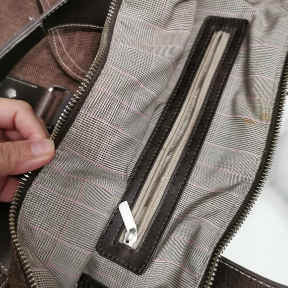 Matt & Nat Canvas and Leather Hobo Zip Bag - Picture 12 of 12